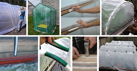 how to attach plastic to greenhouse